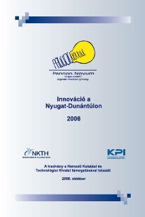 cover_Innováció a Nyugat-Dunántúlon, 2006